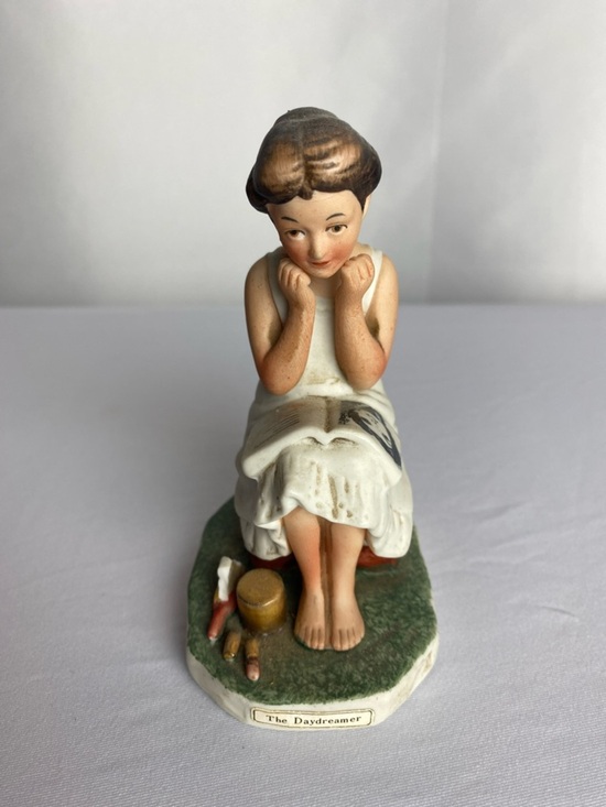 Dave Grossman Designs Other - Vintage Norman Rockwell "The Daydreamer" Porcelain Figurine